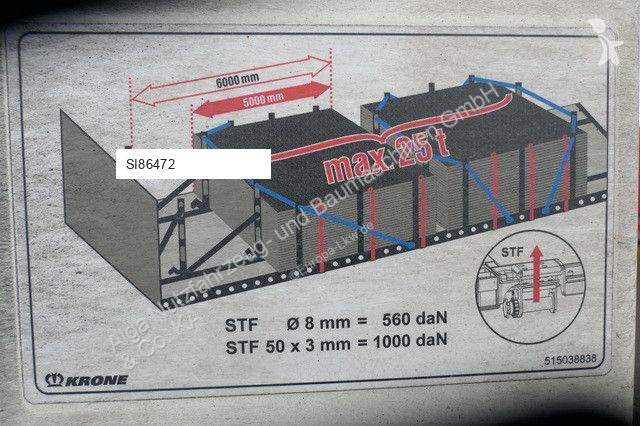 Semirremolque Krone SDP 27, Liner Container, 2x...