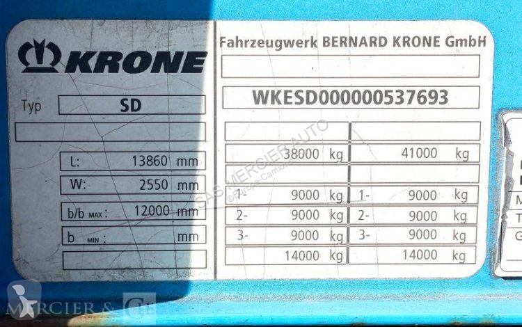 Semi remorque Krone