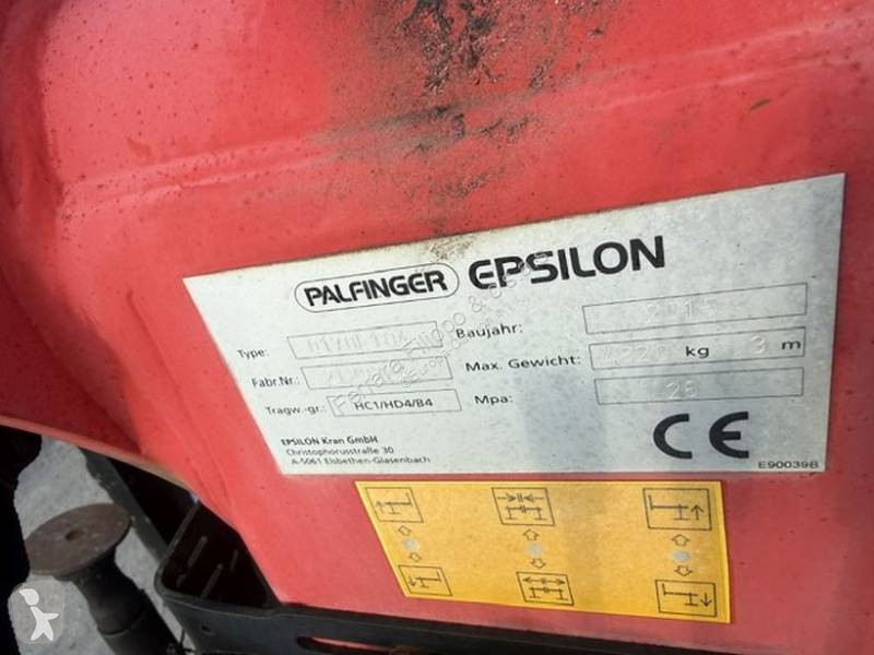 Полуприцеп Paganini Ribalatbile posteriore con gru