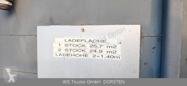 Semitrailer Menke 2 Stock Viehauflieger | Spindel