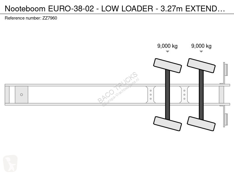 Semirremolque Nooteboom EURO-38-02 - LOW LOADER...