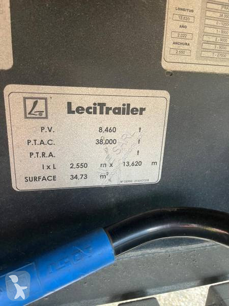 Lecitrailer SEMI REMORQUE FOURGON TOLE...