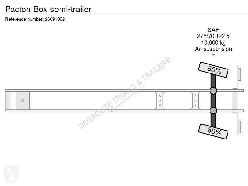 Pacton Box semi-trailer semi-trailer