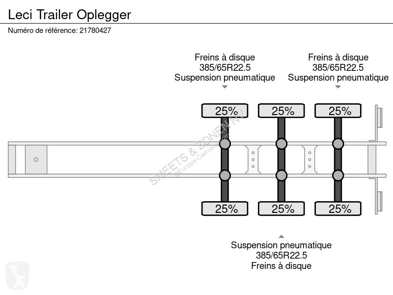 Semitrailer Lecitrailer Oplegger