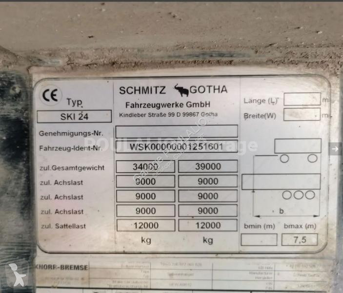 Semitrailer Schmitz Cargobull VENTE POUR...