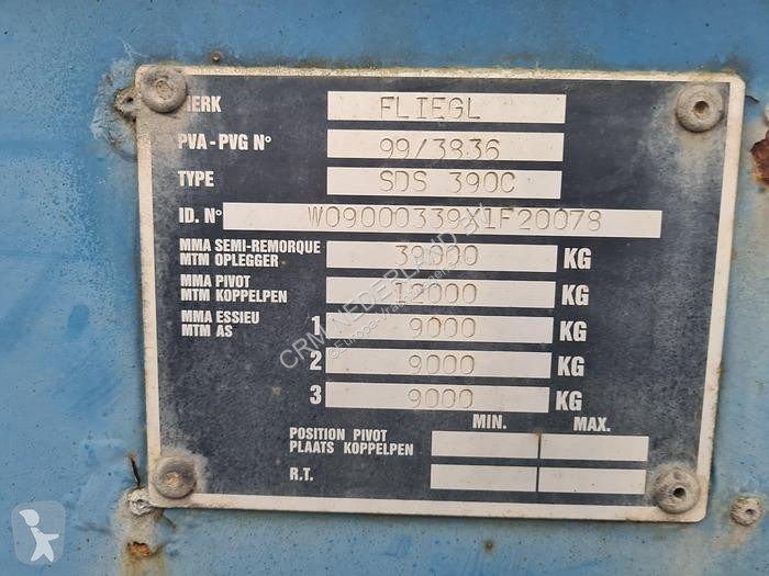 Semiremorca Fliegl 3 AXLE CONTAINER CHASSIS 40...