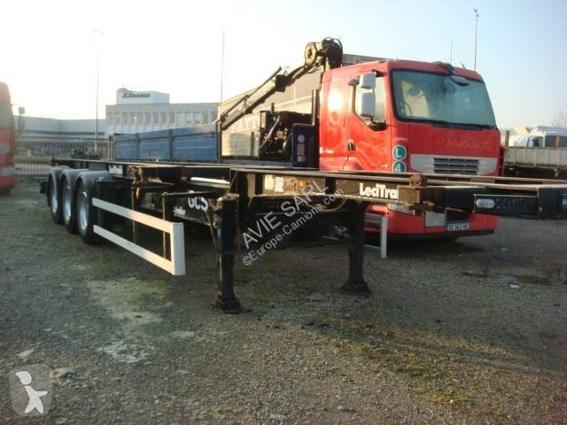 Semitrailer Lecitrailer PORTE CONTAINER 3 ESSIEUX