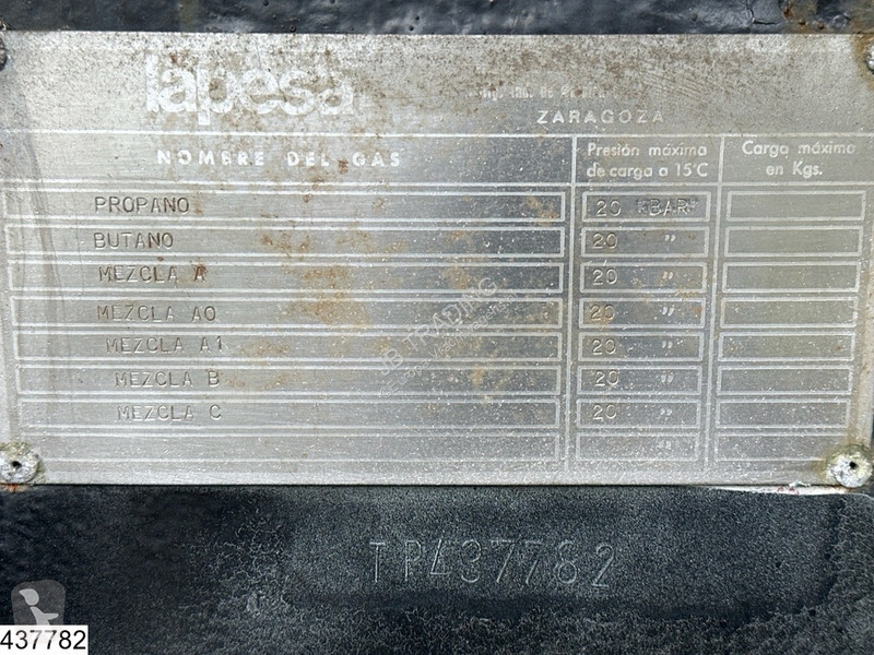 Oplegger  gas 47771 Liter, LPG GPl Gas tank,...