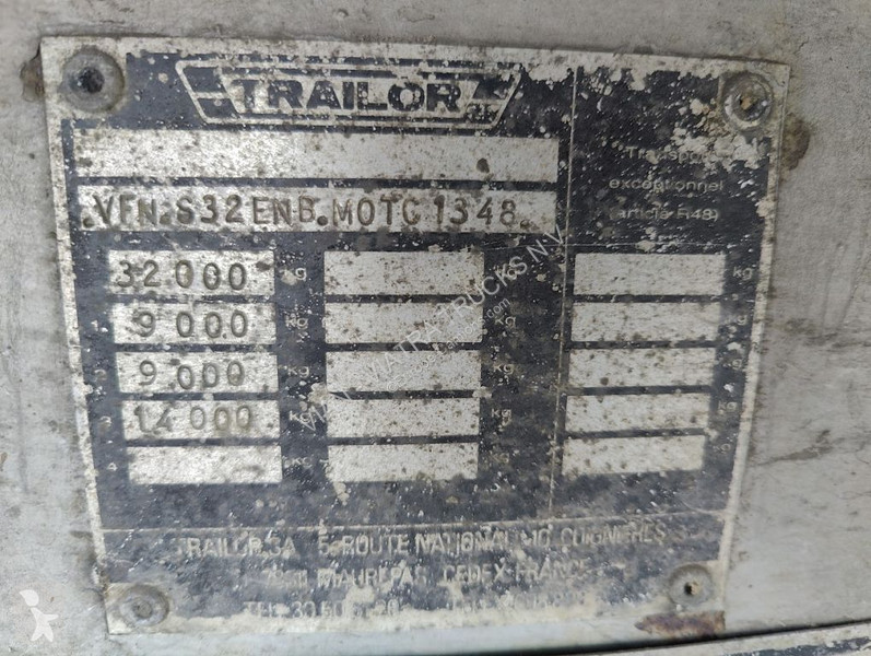 Semiremorca Trailor KIPPER STAHL / STEEL TIPPER...