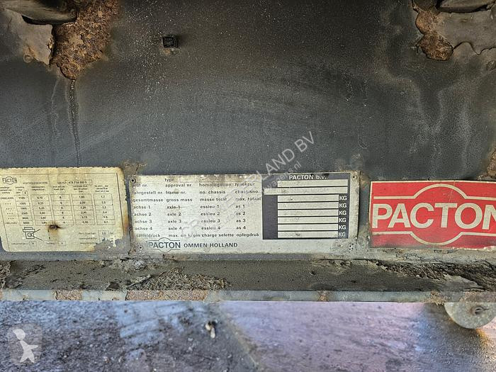 Semiremorca Pacton T3 001 | 3 axle curtainsider...