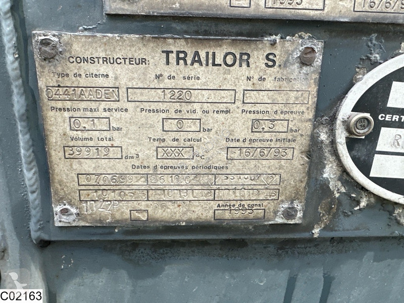 Semitrailer Trailor Fuel 39919 Liter, 9...
