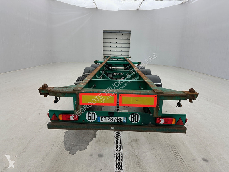 Semitrailer Fruehauf 4 x Skelet 2 x 20-40 ft