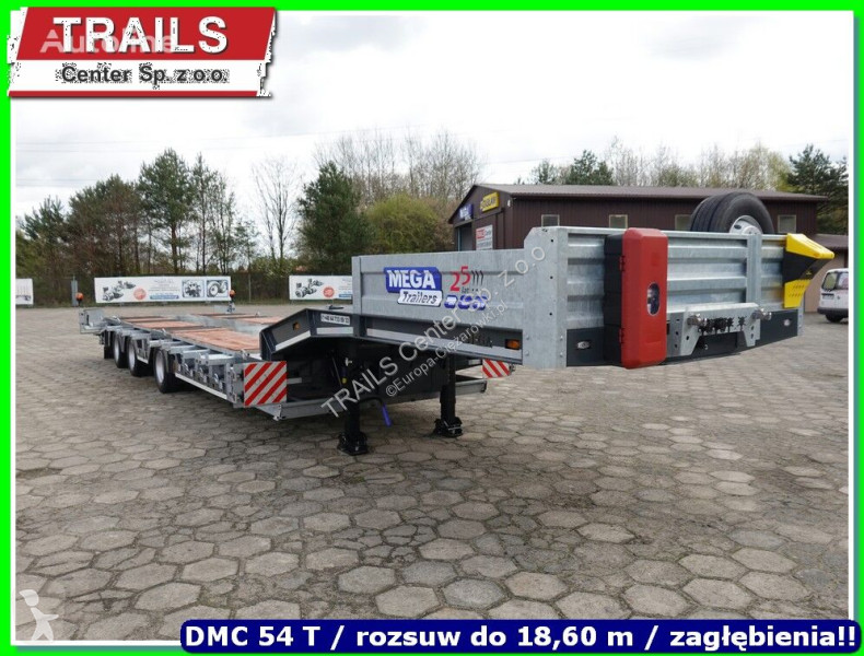 Sættevogn Mega Extandable Low-loader 18.60 m 2...