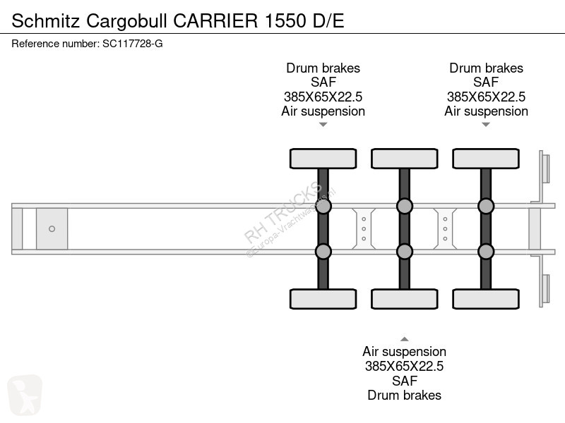 Oplegger Schmitz Cargobull CARRIER 1550 D/E