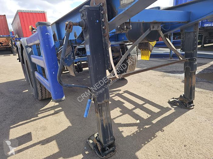 Semitrailer Renders 2 axle 20 ft container...