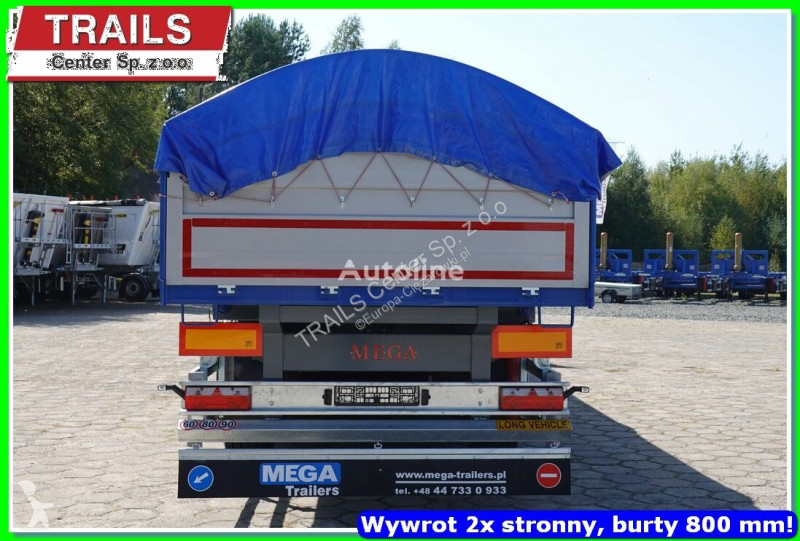 Semiremorca Mega 29 m³ / 12.600 m. 2 x side...