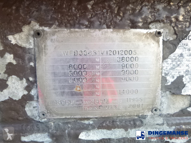 Semiremorca Feldbinder Powder tank alu 65 m3...