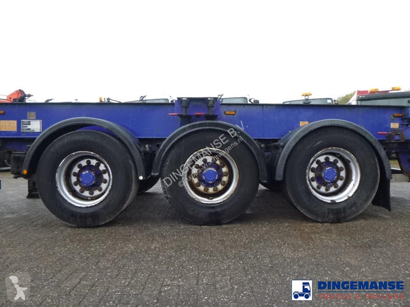 نصف مقطورة Dennison 3-axle container trailer...