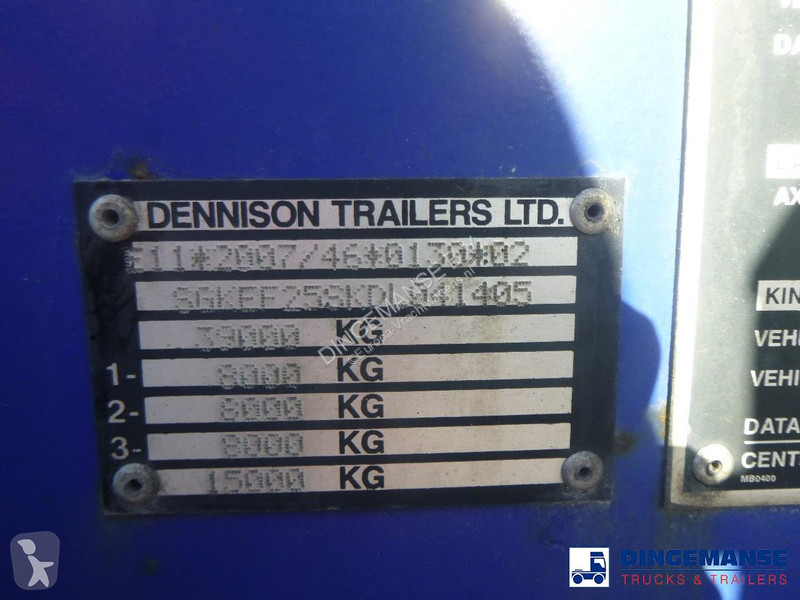 نصف مقطورة Dennison 3-axle container trailer...