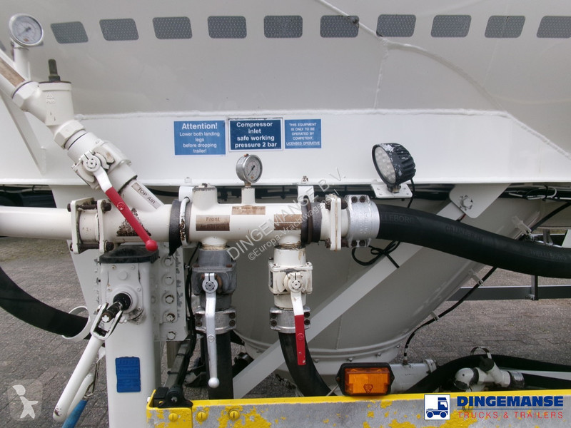 Semi reboque Feldbinder Powder tank alu 36 m3 /...