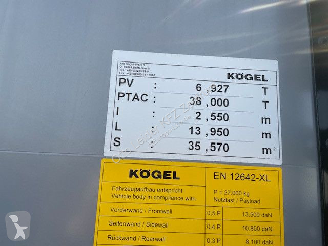 Oplegger Kögel S24   NEU