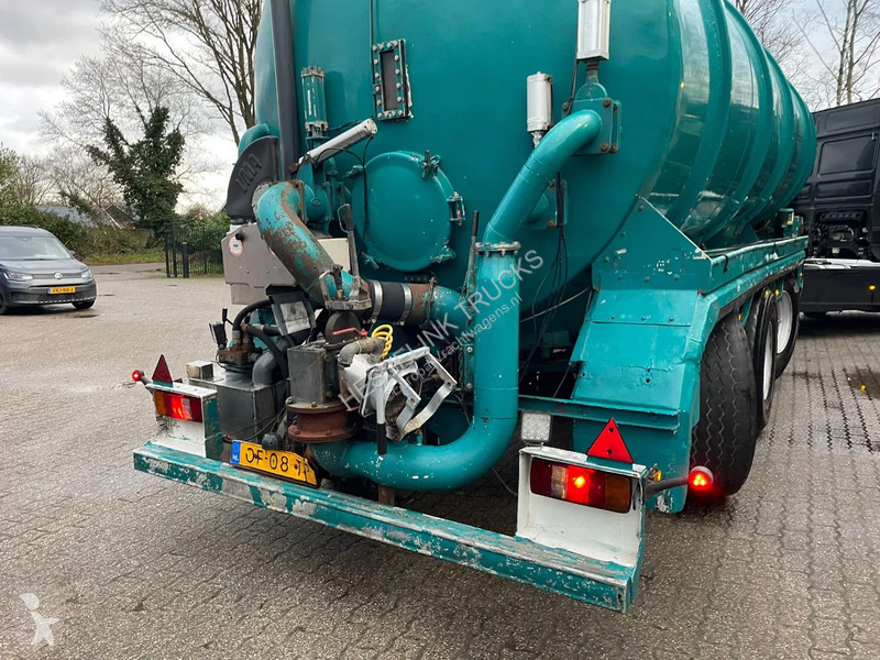 Semi reboque EKW 36m3 RVS Mestoplegger 2x...