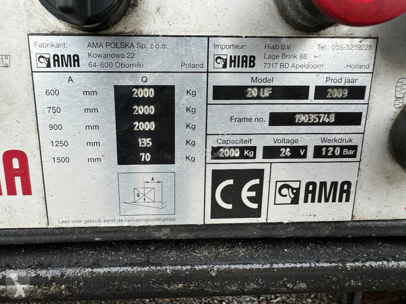 Sættevogn Van Hool 3B2014 - BPW + STEERING AXLE...