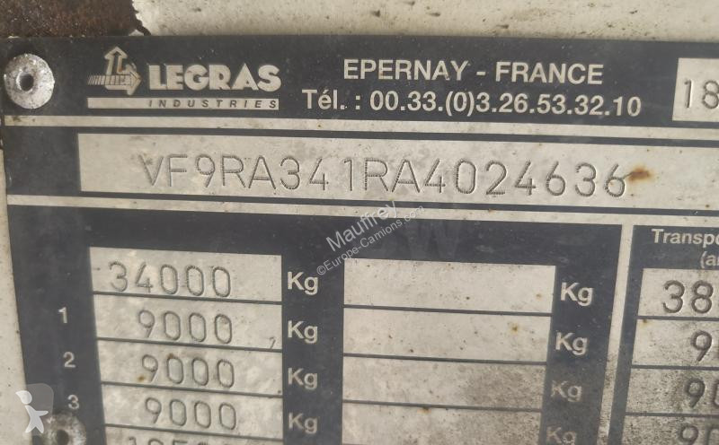 Semitrailer Legras  Srem