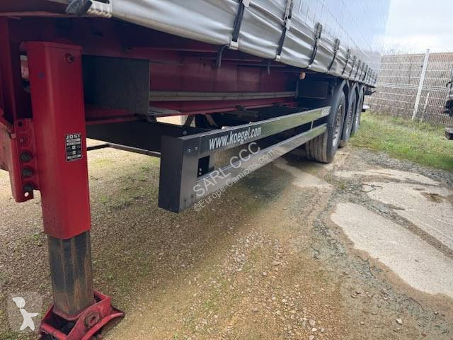 Semi remorque Kögel EC 863 XK Hayon