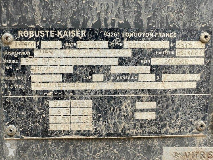 Semitrailer Robuste Kaiser  Benne TP