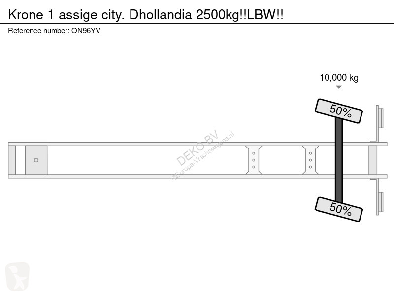 Semiremorca Krone 1 assige city. Dhollandia...