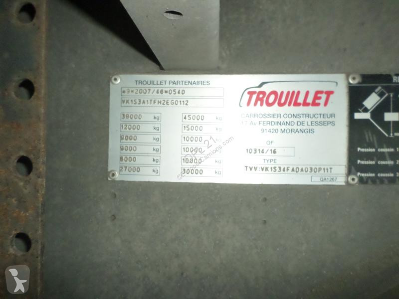 Semi reboque Trouillet  10314/16