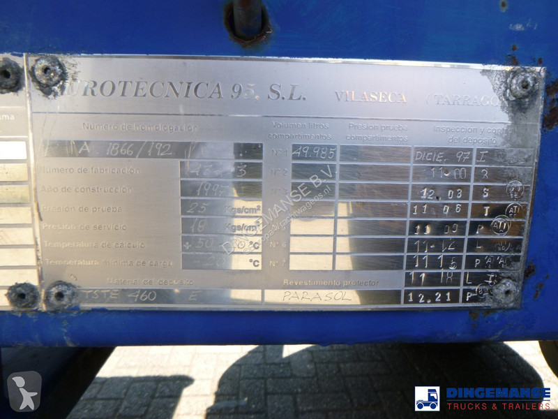 Semiremorca  Gas tank steel LPG 49.9 m3 / 1comp