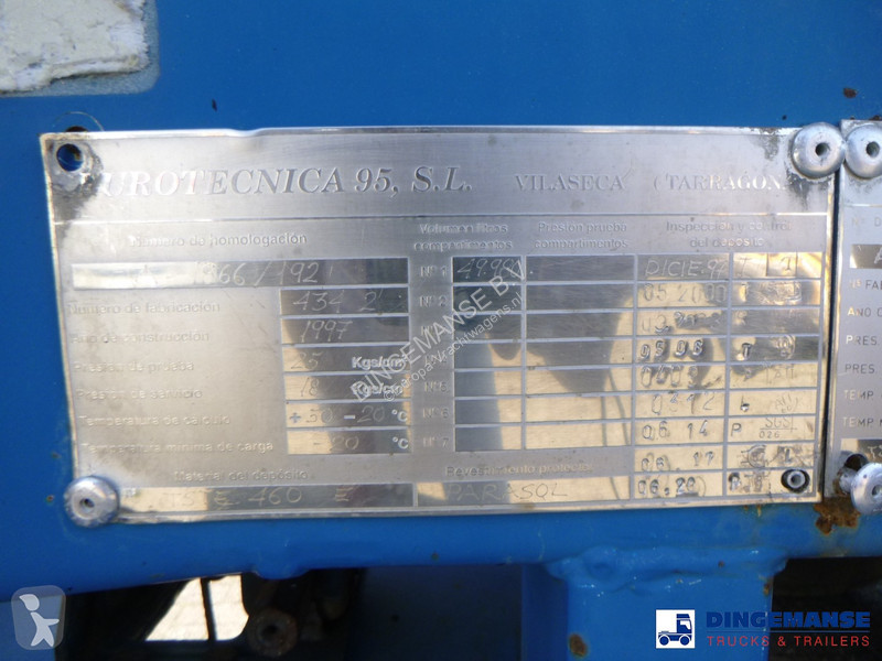 Sættevogn  Gas tank steel LPG 49.9 m3 / 1comp