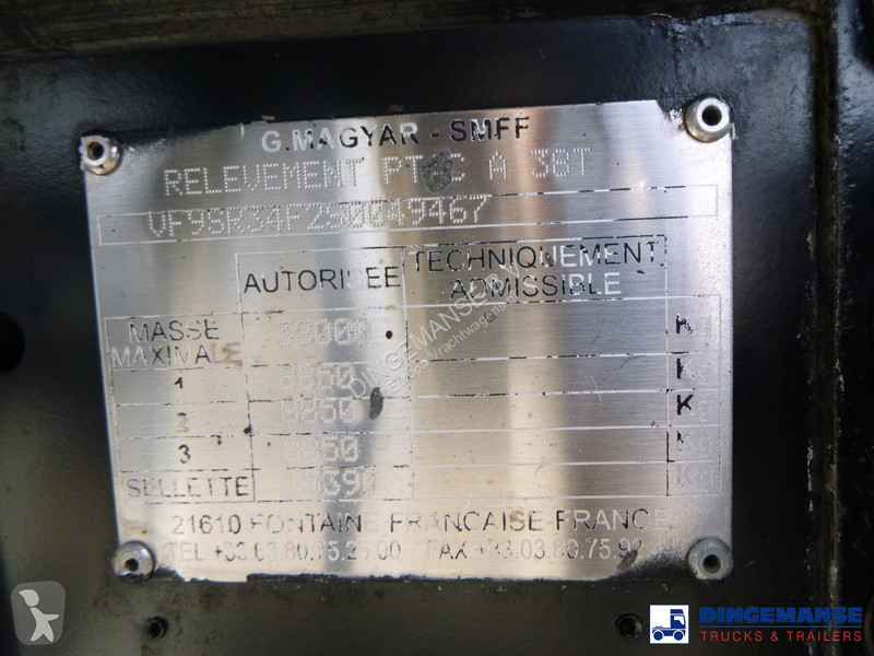 Semiremorca Magyar Bitumen tank inox L1.5BN 32...