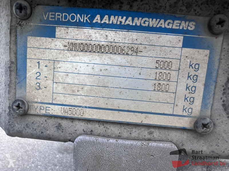 Oplegger  VA-DA-OZS BE Dieplader Oplegger...
