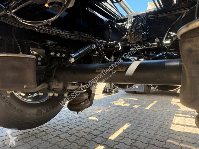 Semitrailer  WIESE Hakenlift- WAK 2-32 SK...