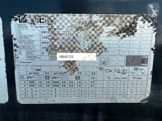 نصف مقطورة De Buf ANDERE De Buf BM 12-36-2SPR...