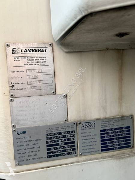 Semirimorchio Lamberet frigo