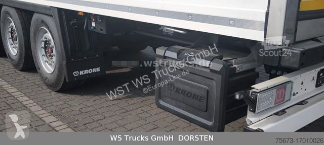 Semitrailer Krone Kühlauflieger Carrier Vector...