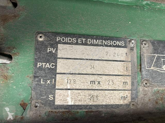 نصف مقطورة Fruehauf 3 essieux HAYON élévateur,...