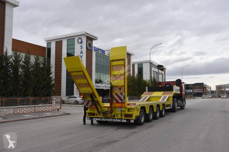 نصف مقطورة Donat 4 axle hydraulic lowbed...