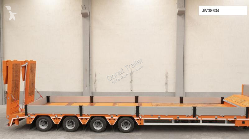 نصف مقطورة Donat 4 axle lowbed with aluminum...