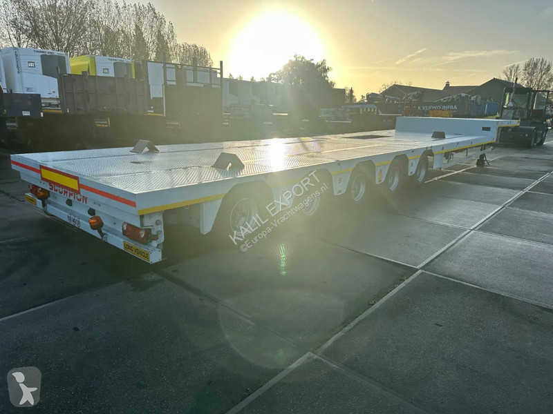 نصف مقطورة Scorpion Low bed / Port Char 5 Axle...