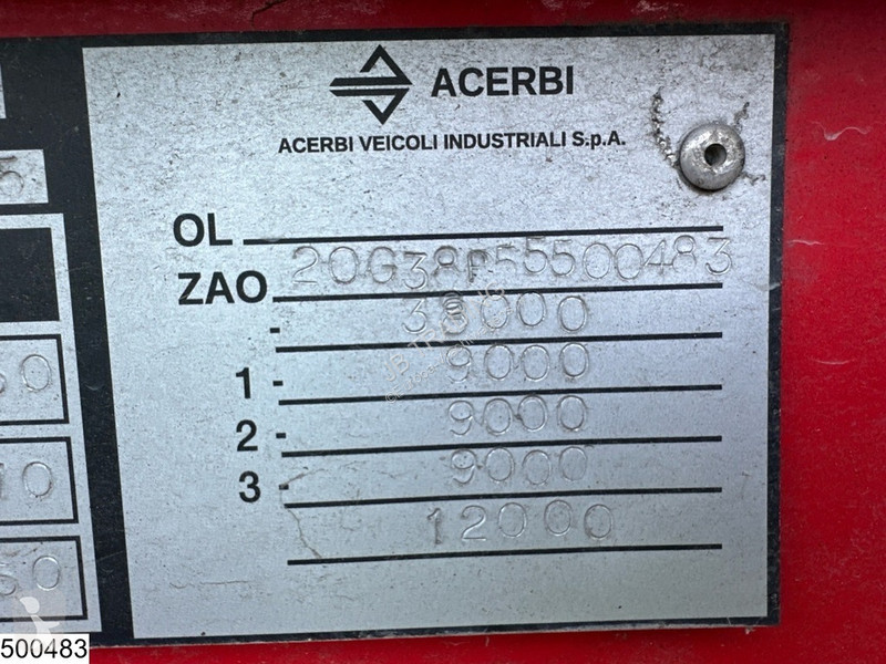 Semirimorchio Acerbi Gas 56700 Liter, LPG GPL...
