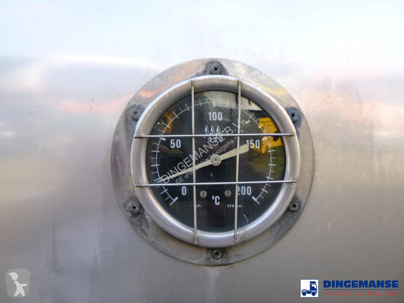 Félpótkocsi  Chemical tank inox 37.5 m3 / 1...
