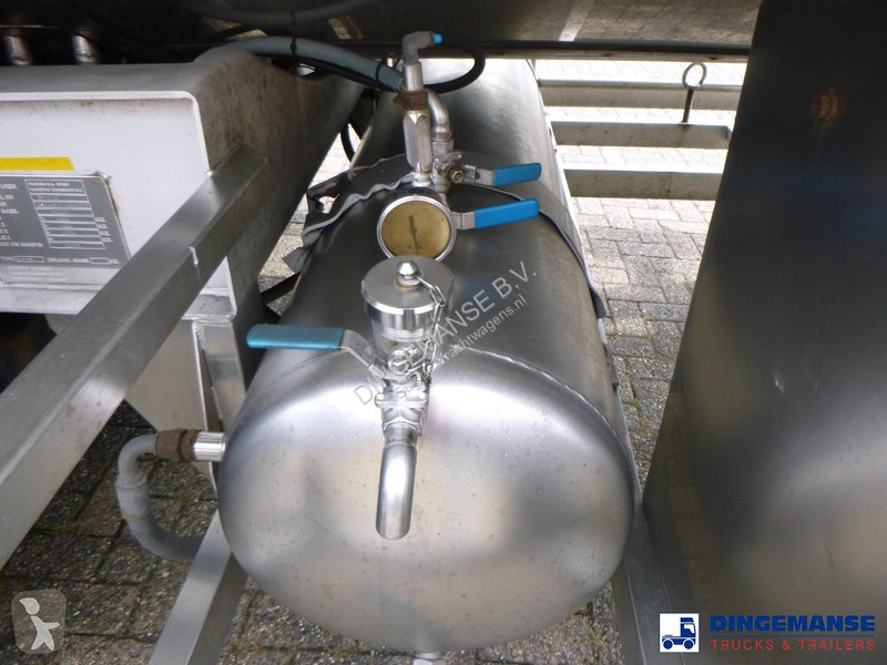 نصف مقطورة Parcisa Chemical tank inox L4BH 37.5...