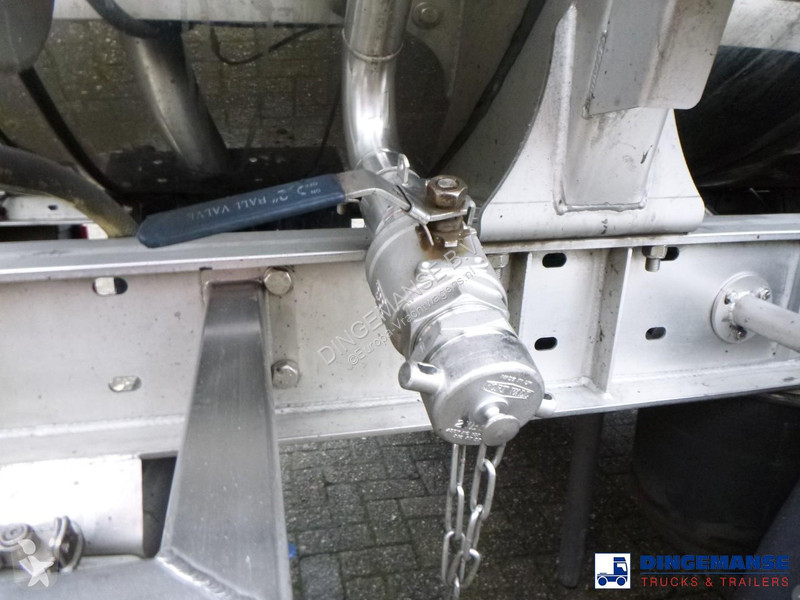 نصف مقطورة Burg Chemical tank inox L4BH 30 m3 /...