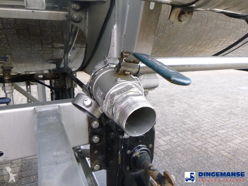 نصف مقطورة Burg Chemical tank inox L4BH 30 m3 /...