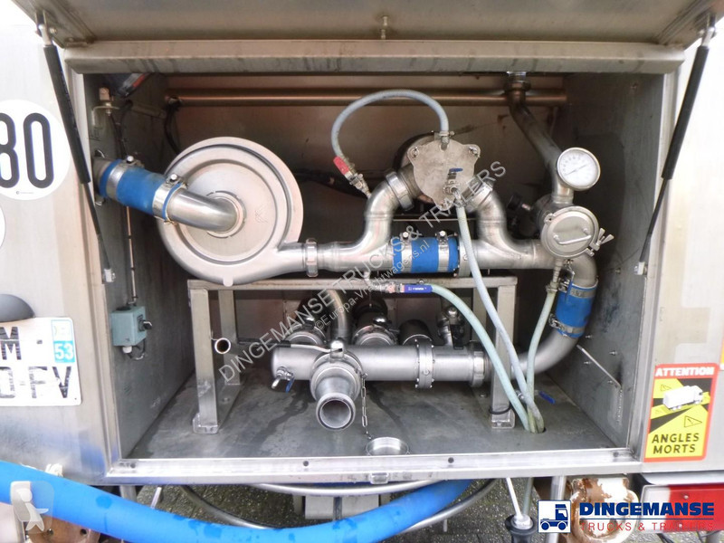 نصف مقطورة Maisonneuve Food (milk) tank inox 29...